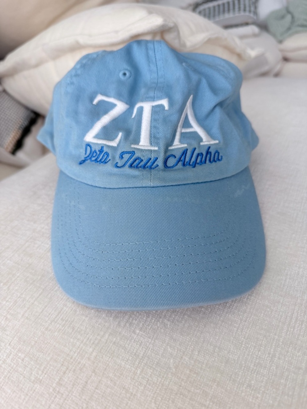 Zeta Tau Alpha ZTA sorority hat